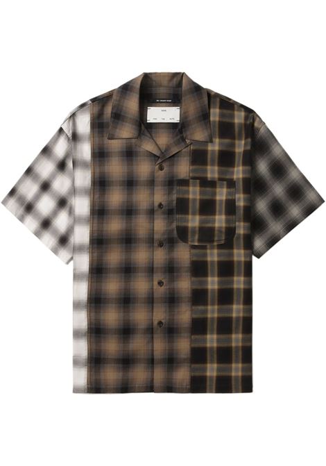 Brown checked shirt Song for the mute - men